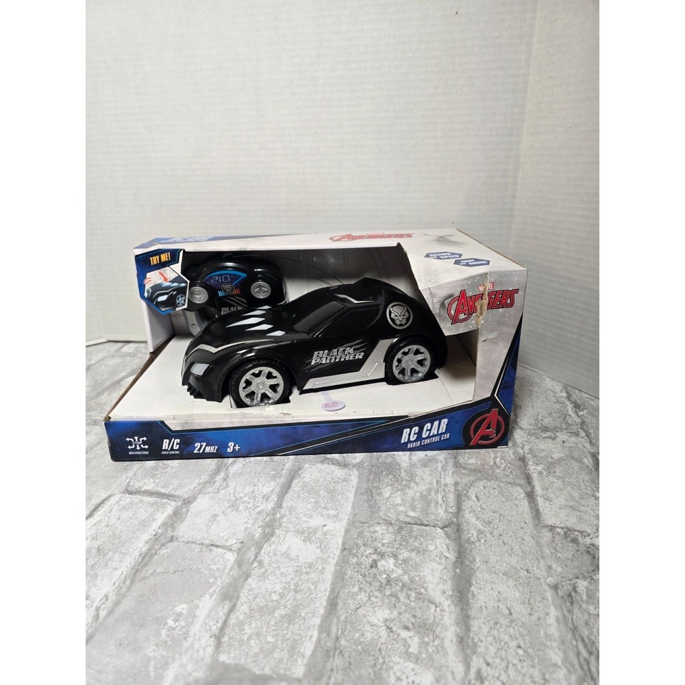 Marvel Avengers BLACK PANTHER Friction Car *With Light & Sound* Item #731666